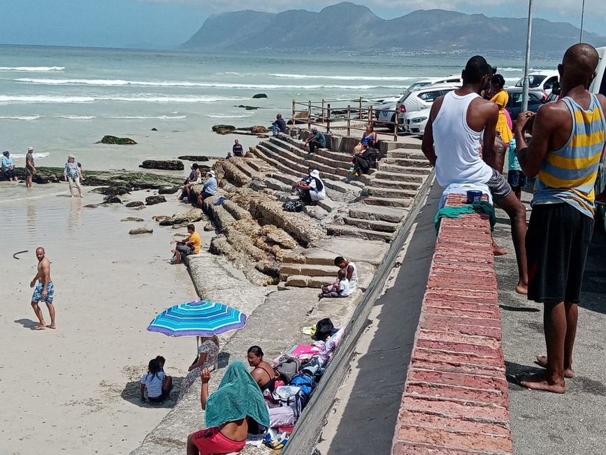 A picture of a beach near Cape Town
